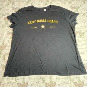 Army nurse corps tshirt registered nurse 3 XL women’s‎ RN ARMY